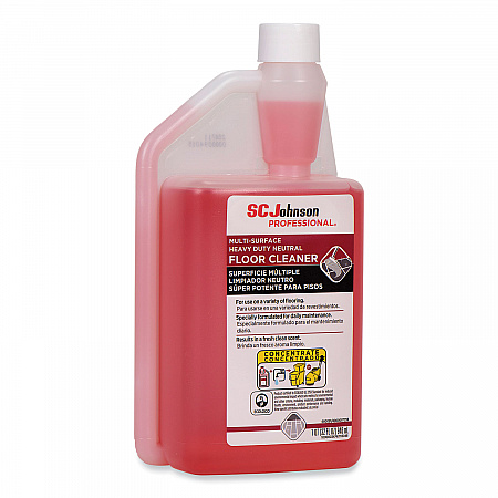 Heavy Duty Neutral Floor Cleaner, Fresh Scent, 32 oz Squeeze and Pour Bottle, 6/Carton (680081)