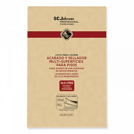 Ready-To-Use Multi-Surface Floor Finish Plus Sealer, 5 gal Bag-in-Box (362834)