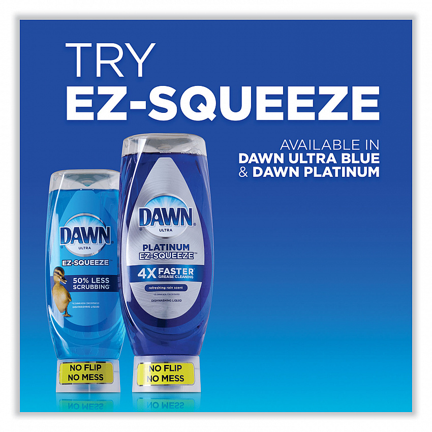 Ultra Liquid Dish Detergent, Dawn Original Scent, 22 oz E-Z Squeeze Bottle (00208)