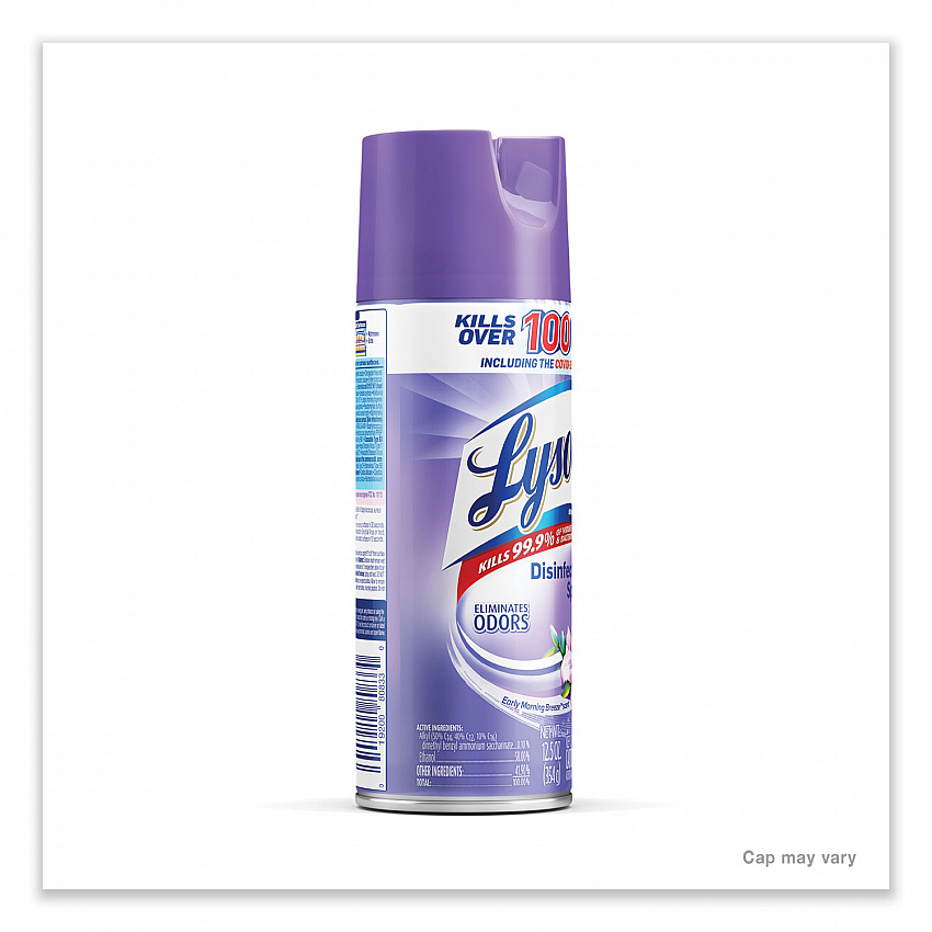 Disinfectant Spray, Early Morning Breeze, Scent, 12.5 oz Aerosol Spray (80833EA)