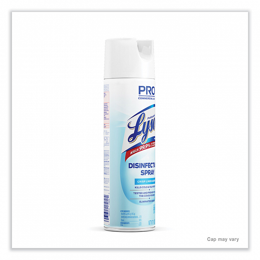 Disinfectant Spray, Crisp Linen Scent, 19 oz Aerosol Spray (74828EA)