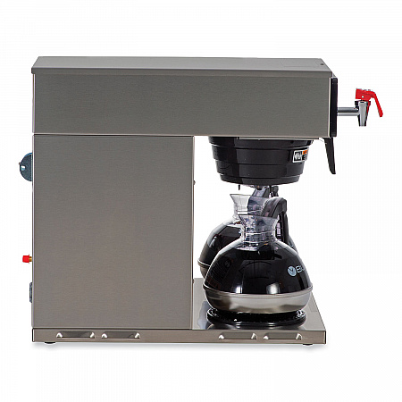 Axiom 15-3 12-Cup Low Profile Automatic Coffee Brewer, Gray/Stainless Steel (387000002)