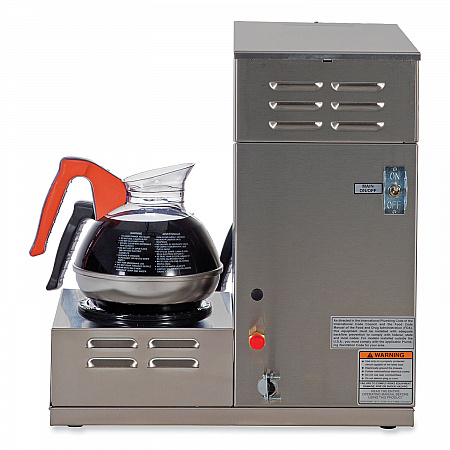 Axiom 15-3 12-Cup Low Profile Automatic Coffee Brewer, Gray/Stainless Steel (387000002)