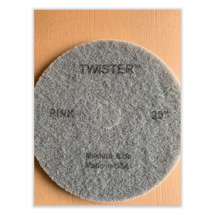 Twister Floor Pad, 20" Diameter, Pink, 2/Carton (DD1229604)