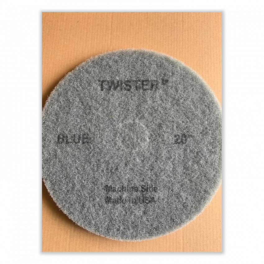 Twister Floor Pad, 20" Diameter, Blue, 2/Carton (DD1229528)