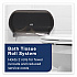 Twin Standard Roll Bath Tissue Dispenser, 12.75 x 5.57 x 8.25, Smoke (59TR)