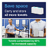PeakServe Continuous Hand Towel, 1-Ply, 7.91 x 8.85, White, 410 Wipes/Pack, 12 Packs/Carton (105065)