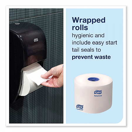 Advanced High Capacity Bath Tissue, Septic Safe, 2-Ply, White, 1,000 Sheets/Roll, 36 Rolls/Carton (110292A)