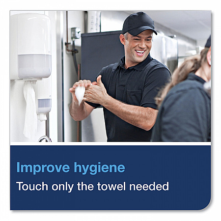 Advanced Centerfeed Hand Towel, 1-Ply, 8.25 x 11.8, White, 1,000/Roll, 6/Carton (120133)