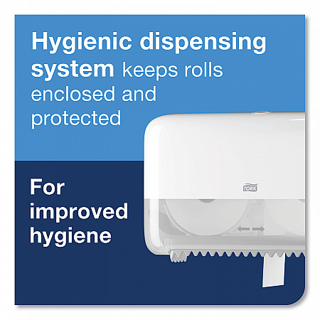 Elevation Coreless High Capacity Bath Tissue Dispenser, 14.17 x 5.08 x 8.23, Black (473208)