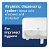 Elevation Coreless High Capacity Bath Tissue Dispenser, 14.17 x 5.08 x 8.23, Black (473208)