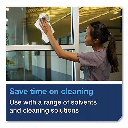 Cleaning Cloth, 8.46 x 16.13, White, 100 Wipes/Box, 10 Boxes/Carton (510176)