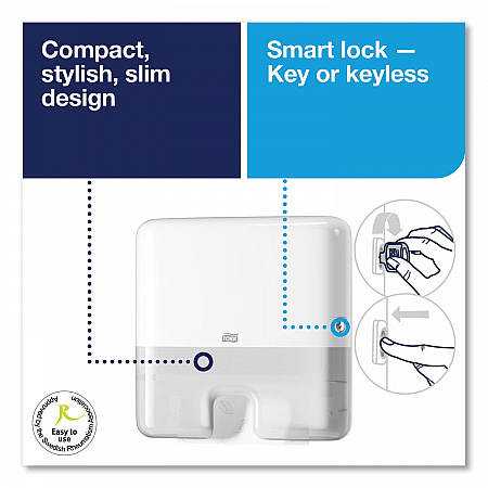Elevation Xpress Hand Towel Dispenser, 11.9 x 4 x 11.6, White (552120)