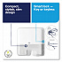 Elevation Xpress Hand Towel Dispenser, 11.9 x 4 x 11.6, White (552120)