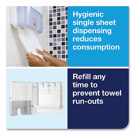 Elevation Xpress Hand Towel Dispenser, 11.9 x 4 x 11.6, White (552120)