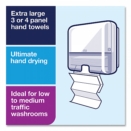 Elevation Xpress Hand Towel Dispenser, 11.9 x 4 x 11.6, White (552120)