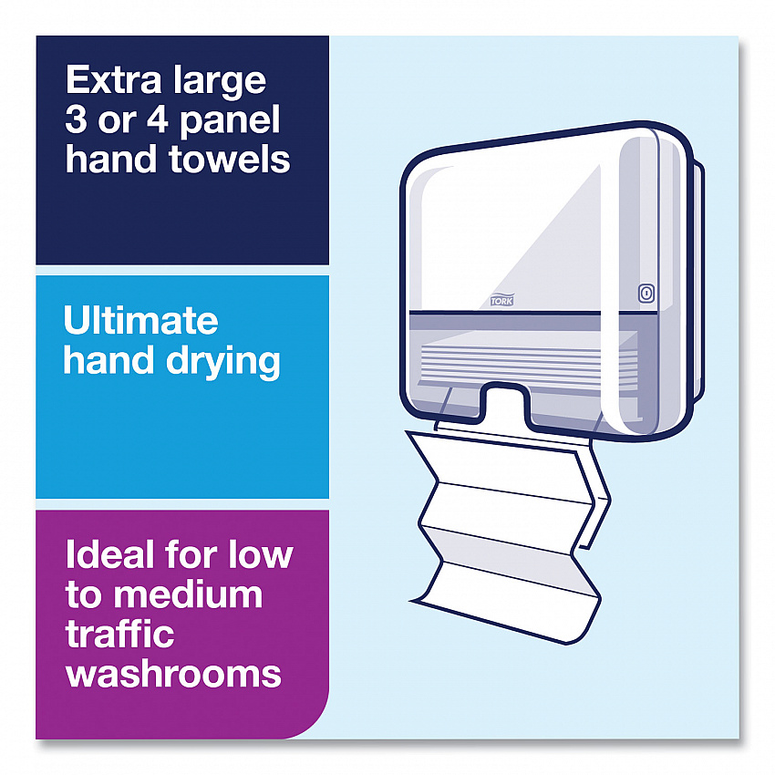 Elevation Xpress Hand Towel Dispenser, 11.9 x 4 x 11.6, White (552120)