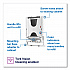 PeakServe Continuous Recessed Cabinet Hand Towel Adapter, 14.37 x 4.29 x 20.35, White (552522)