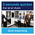 PeakServe Continuous Hand Towel Dispenser, 14.57 x 3.98 x 28.74, Black (552528)