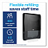 PeakServe Continuous Hand Towel Dispenser, 14.44 x 3.97 x 19.3, Black (552538)