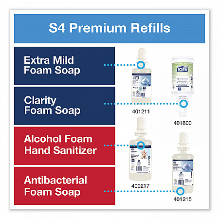 Elevation Foam Skincare Auto Dispenser with Intuition Sensor, 1 L/33 oz, 4.45 x 5.12 x 10.94, White, 4/Carton (571600)