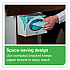 Small Bracket Wiper Dispenser, 8.42 x 4.22 x 5.74, White (655300)