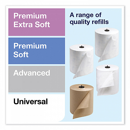 Elevation Matic Hand Towel Roll Dispenser, 13.2 x 8.1 x 14.65, Black (5510282)