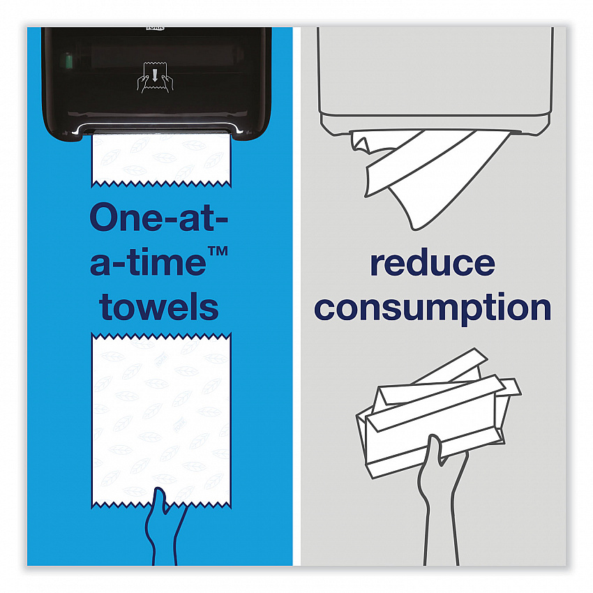 Elevation Matic Hand Towel Roll Dispenser, 13.2 x 8.1 x 14.65, Black (5510282)