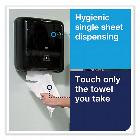 Elevation Matic Hand Towel Roll Dispenser, 13.2 x 8.1 x 14.65, Black (5510282)