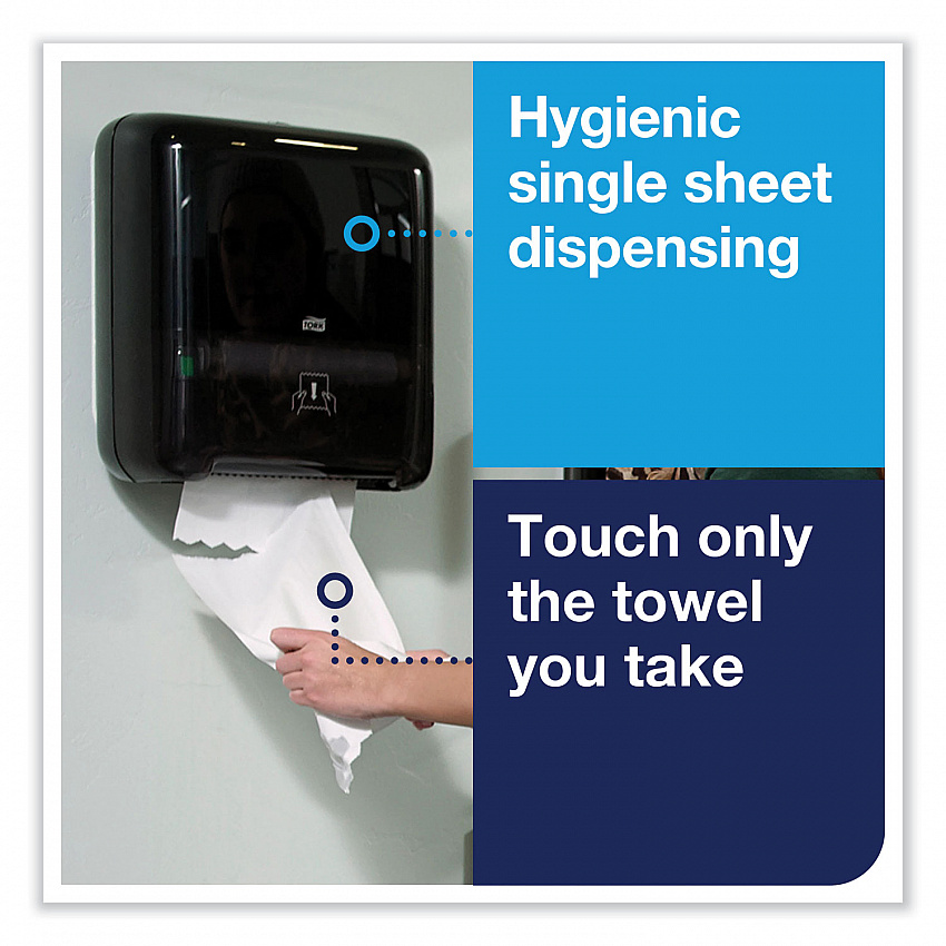 Elevation Matic Hand Towel Roll Dispenser, 13.2 x 8.1 x 14.65, Black (5510282)