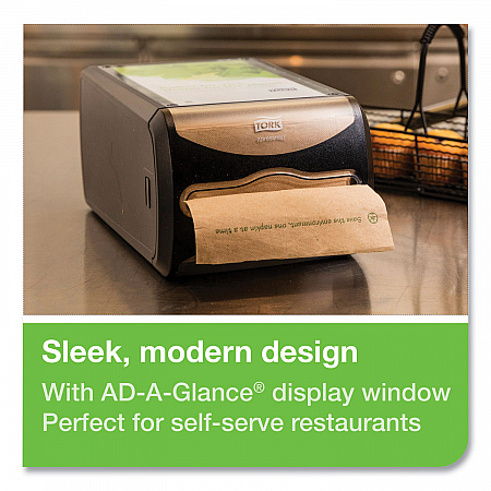 Xpressnap Counter Napkin Dispenser, 7.5 x 12.1 x 5.7, Black (6432000)