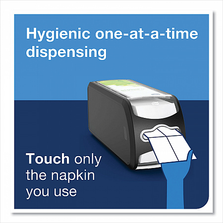 Xpressnap Fit Napkin Dispenser, Countertop, 4.8 x 12.8 x 5.6, Black (7432000)