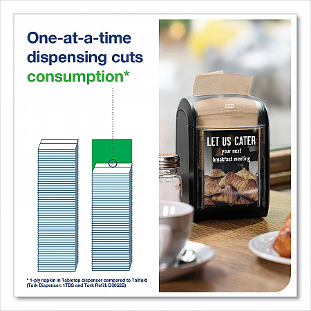 Xpressnap Fit Interfold Dispenser Napkins, 2-Ply, 6.5 x 8.39, Natural, 120/Pack, 36 Packs/Carton (DX806E)
