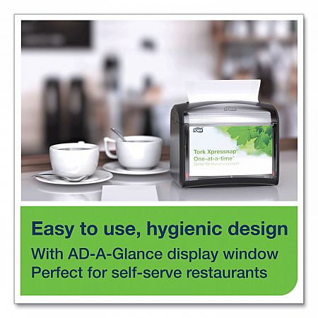 Xpressnap Interfold Dispenser Napkins, 1-Ply, Bag-Pack, 13 x 8.5, White, 6,000/Carton (DX900)