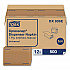 Xpressnap Interfold Dispenser Napkins, 1-Ply, Bag-Pack, 13 x 8.5, Natural, 500/Pack, 12 Packs/Carton (DX906E)