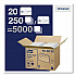 Toilet Seat Cover, Half-Fold, 14.5 x 17, White, 250/Pack, 20 Packs/Carton (TC0020)