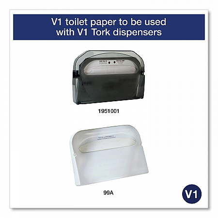 Toilet Seat Cover, Half-Fold, 14.5 x 17, White, 250/Pack, 20 Packs/Carton (TC0020)