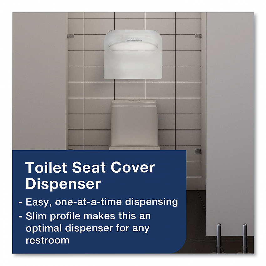 Toilet Seat Cover, Half-Fold, 14.5 x 17, White, 250/Pack, 20 Packs/Carton (TC0020)