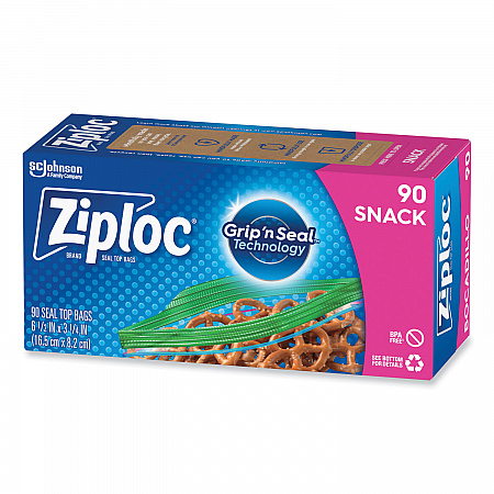 Seal Top Snack Bags, Snack, 6.5