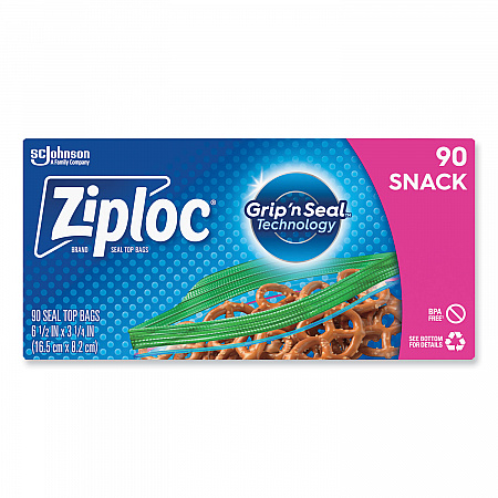 Seal Top Snack Bags, Snack, 6.5