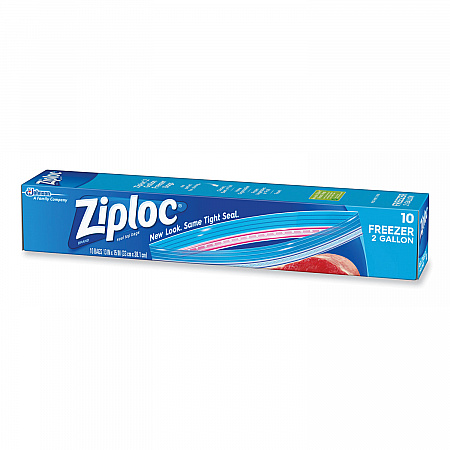 Zipper Freezer Bags, 2 gal, 13