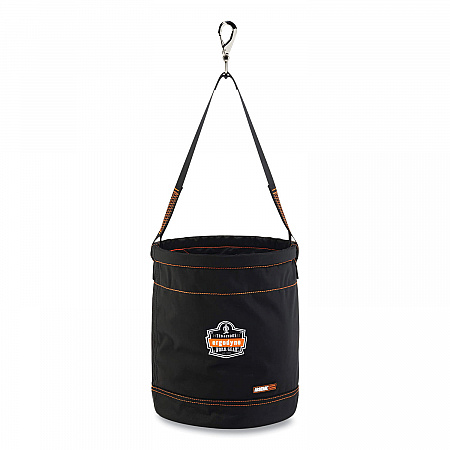 Arsenal 5970 Swiveling Hook Nylon Hoist Bucket, 100 lb, Black (14970)