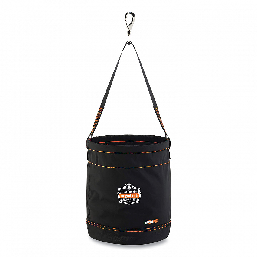 Arsenal 5970 Swiveling Hook Nylon Hoist Bucket, 100 lb, Black (14970)