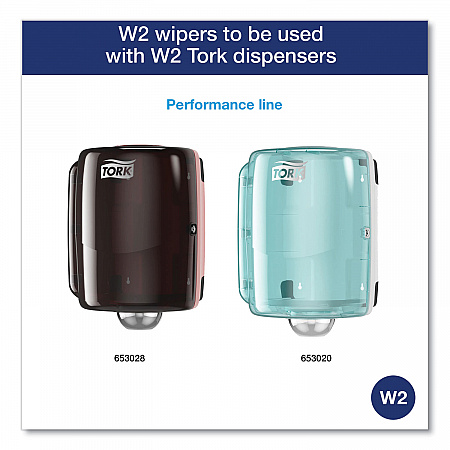 Paper Wiper Plus, 9.8 x 15.2, White, 300/Roll, 2 Rolls/Carton (192128)