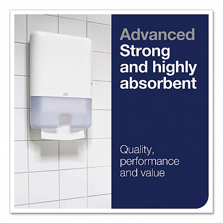 Advanced Multifold Hand Towel, 1-Ply, 9 x 9.5, White, 250/Pack, 16 Packs/Carton (424824)