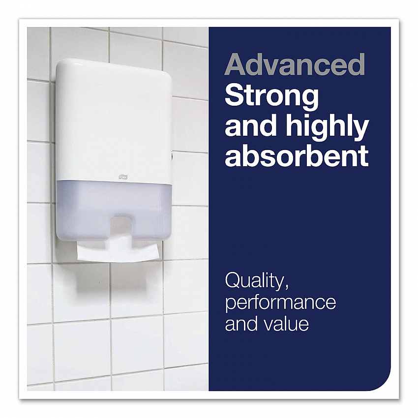 Advanced Multifold Hand Towel, 1-Ply, 9 x 9.5, White, 250/Pack, 16 Packs/Carton (424824)