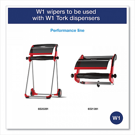 Heavy-Duty Paper Wiper, 1-Ply, 11.1