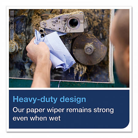 Heavy-Duty Paper Wiper, 1-Ply, 11.1