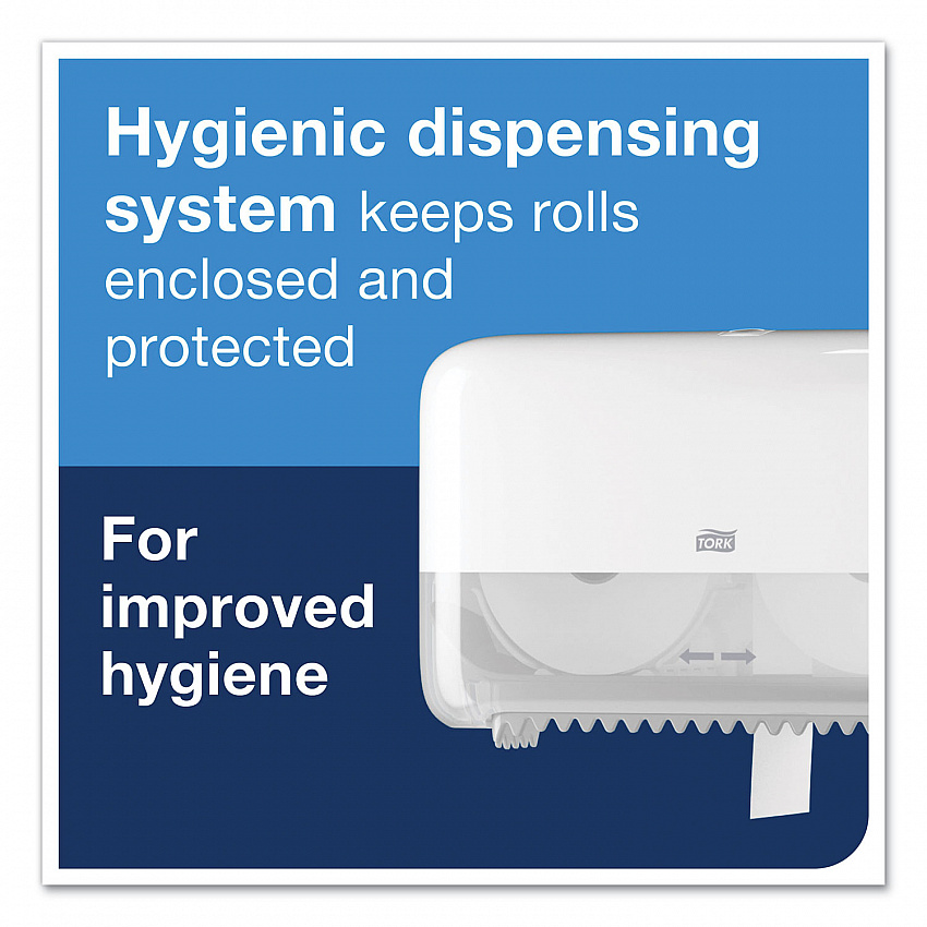 Advanced High Capacity Bath Tissue, Coreless, Septic Safe, 2-Ply, White, 1,000 Sheets/Roll, 36 Rolls/Carton (472880)