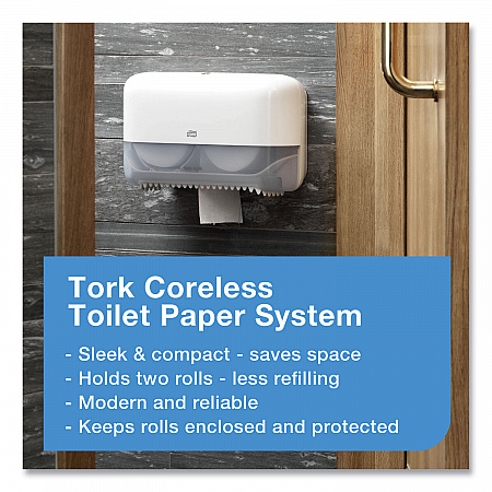 Advanced High Capacity Bath Tissue, Coreless, Septic Safe, 2-Ply, White, 1,000 Sheets/Roll, 36 Rolls/Carton (472880)